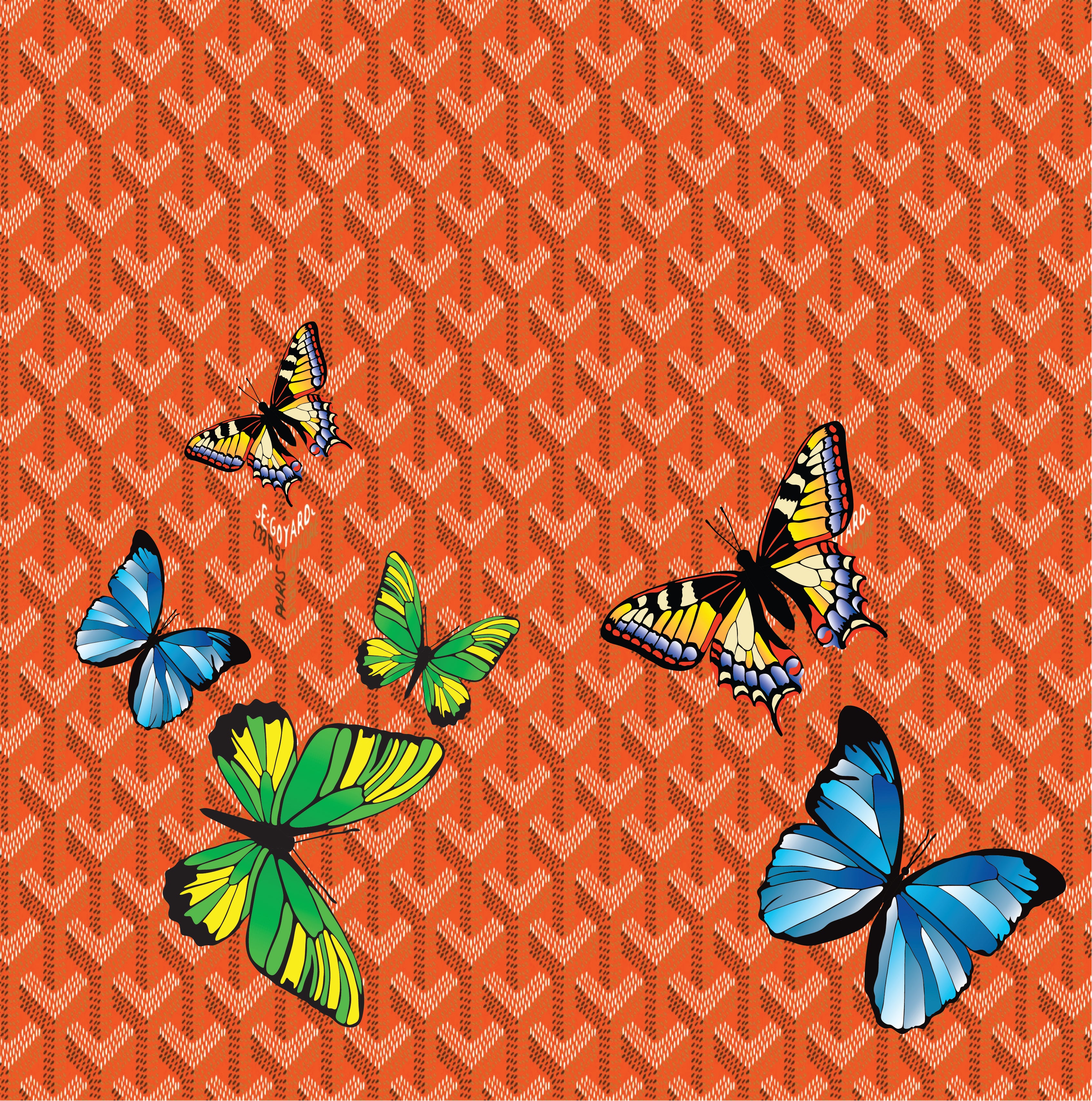 Orange Pattern With Butterflies.jpg