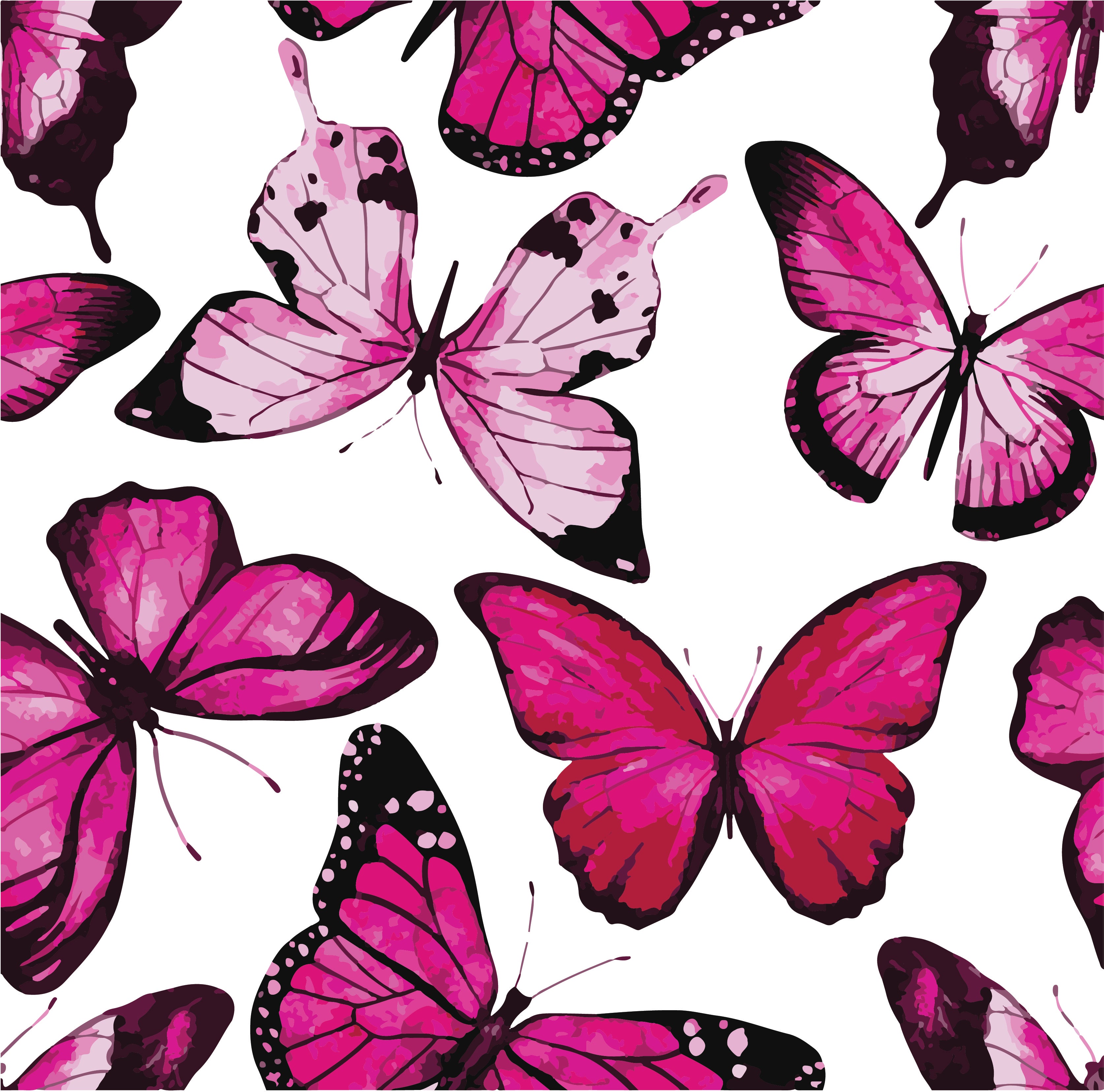 PINK BUTTERFLIES