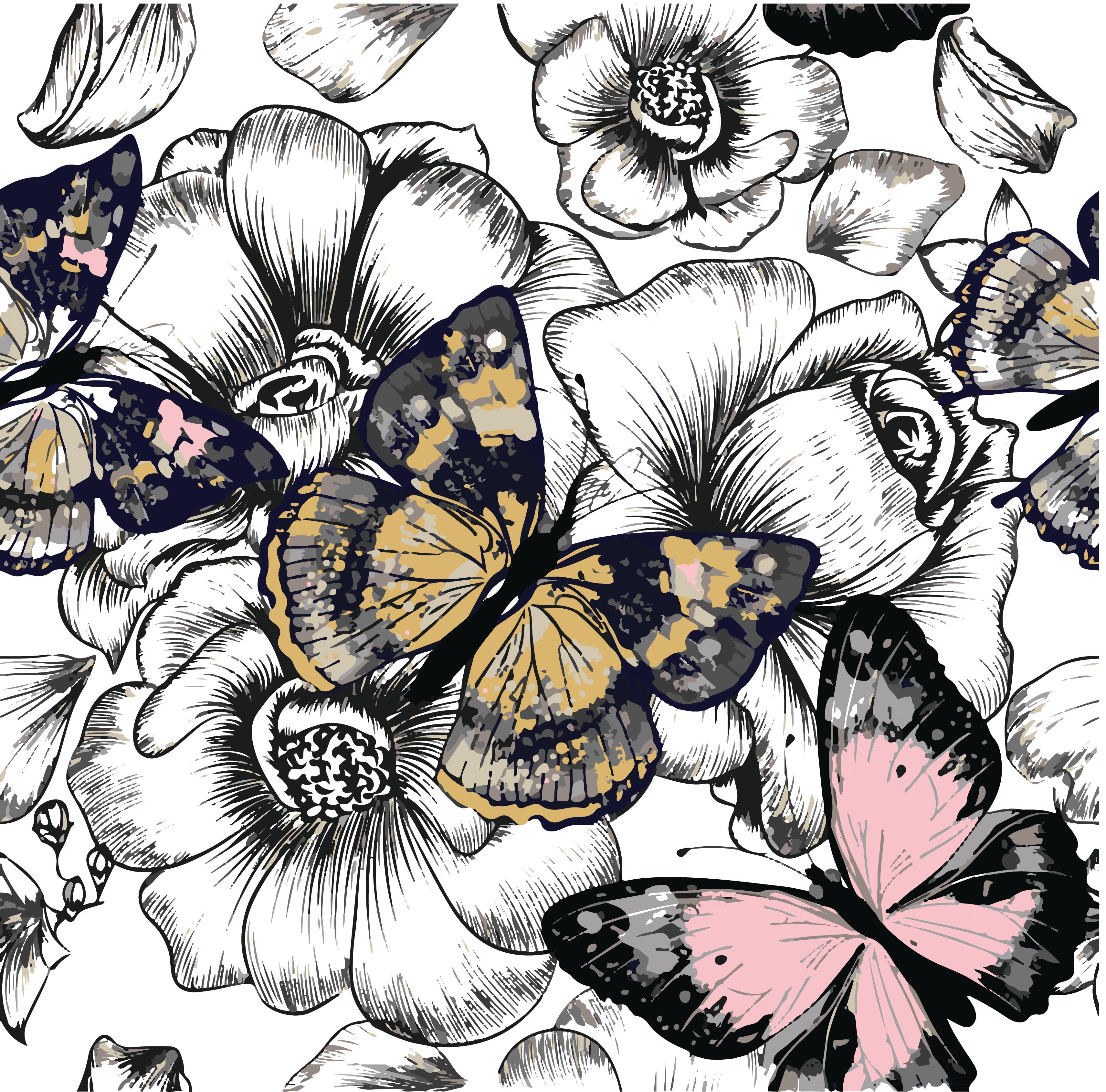 antique Butterflies with glitter.jpg